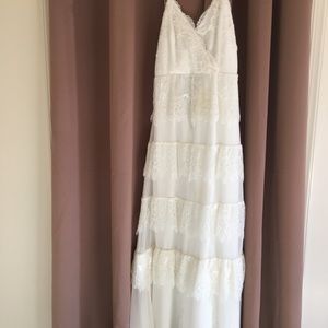 Free people lace boho maxi dress